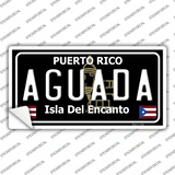 Aguada Puerto Rico Black Novelty Sticker Decal