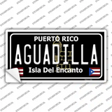 Aguadilla Puerto Rico Black Novelty Sticker Decal