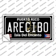 Arecibo Puerto Rico Black Novelty Sticker Decal