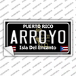 Arroyo Puerto Rico Black Novelty Sticker Decal