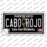 Cabo Rojo Puerto Rico Black Novelty Sticker Decal