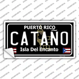 Catano Puerto Rico Black Novelty Sticker Decal
