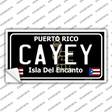 Cayey Puerto Rico Black Novelty Sticker Decal