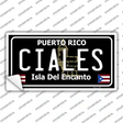 Ciales Puerto Rico Black Novelty Sticker Decal