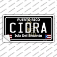 Cidra Puerto Rico Black Novelty Sticker Decal