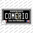 Comerio Puerto Rico Black Novelty Sticker Decal