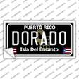 Dorado Puerto Rico Black Novelty Sticker Decal
