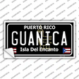 Guanica Puerto Rico Black Novelty Sticker Decal