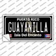 Guayanilla Puerto Rico Black Novelty Sticker Decal