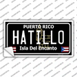 Hatillo Puerto Rico Black Novelty Sticker Decal