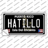 Hatillo Puerto Rico Black Novelty Sticker Decal