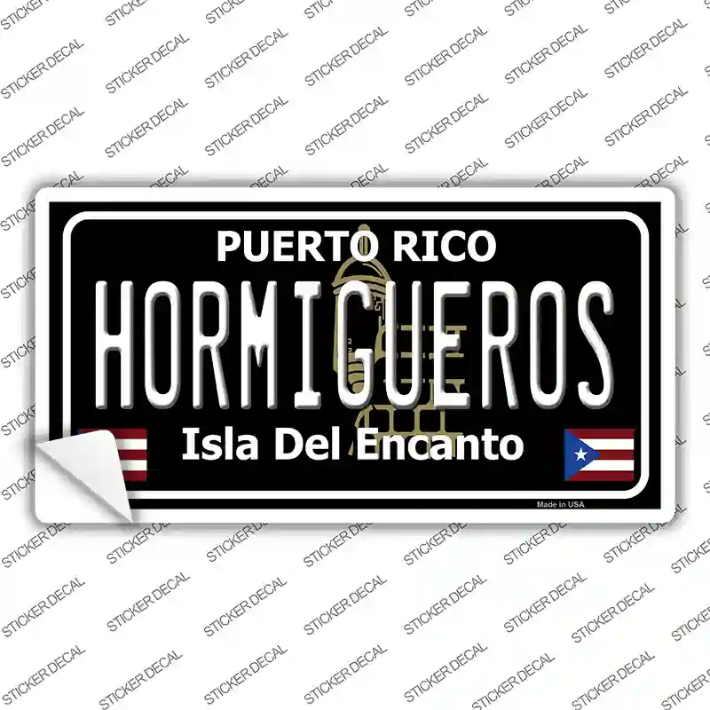 Hormigueros Puerto Rico Black Novelty Sticker Decal