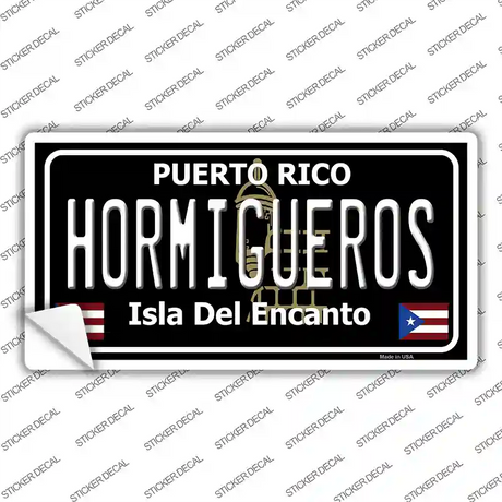 Hormigueros Puerto Rico Black Novelty Sticker Decal