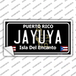 Jayuya Puerto Rico Black Novelty Sticker Decal