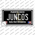 Juncos Puerto Rico Black Novelty Sticker Decal