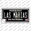 Las Marias Puerto Rico Black Novelty Sticker Decal