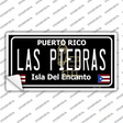 Las Piedras Puerto Rico Black Novelty Sticker Decal