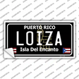 Loiza Puerto Rico Black Novelty Sticker Decal