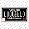 Luquillo Puerto Rico Black Novelty Sticker Decal