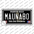 Maunabo Puerto Rico Black Novelty Sticker Decal