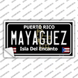Mayaguez Puerto Rico Black Novelty Sticker Decal