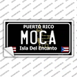 Moca Puerto Rico Black Novelty Sticker Decal