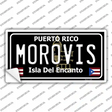 Morovis Puerto Rico Black Novelty Sticker Decal