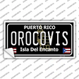 Orocovis Puerto Rico Black Novelty Sticker Decal