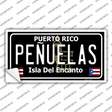 Penuelas Puerto Rico Black Novelty Sticker Decal