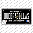 Quebradillas Puerto Rico Black Novelty Sticker Decal