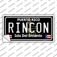 Rincon Puerto Rico Black Novelty Sticker Decal