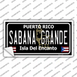 Sabana Grande Puerto Rico Black Novelty Sticker Decal