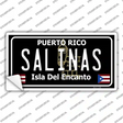 Salinas Puerto Rico Black Novelty Sticker Decal
