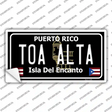 Toa Alta Puerto Rico Black Novelty Sticker Decal