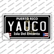 Yauco Puerto Rico Black Novelty Sticker Decal