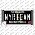 Nyrican Puerto Rico Black Novelty Sticker Decal