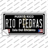 Rio Piedras Puerto Rico Black Novelty Sticker Decal