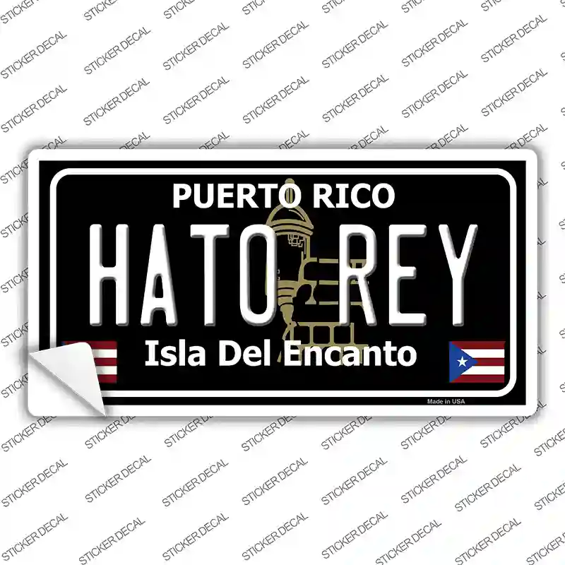 Hato Rey Puerto Rico Black Novelty Sticker Decal