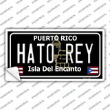 Hato Rey Puerto Rico Black Novelty Sticker Decal