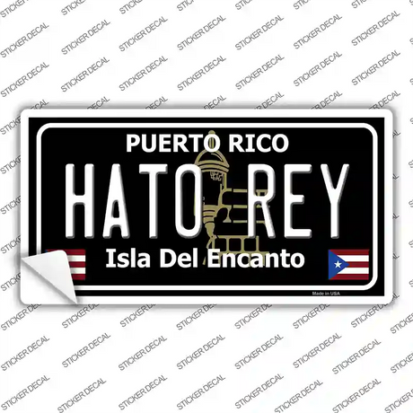 Hato Rey Puerto Rico Black Novelty Sticker Decal