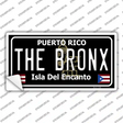 The Bronx Puerto Rico Black Novelty Sticker Decal