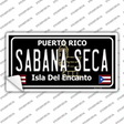 Sabana Seca Puerto Rico Black Novelty Sticker Decal