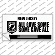 New Jersey POW MIA Some Gave All Novelty Sticker Decal