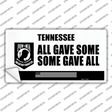 Tennessee POW MIA Some Gave All Novelty Sticker Decal