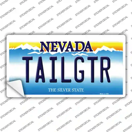 Tailgtr Nevada Novelty Sticker Decal