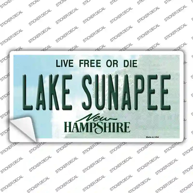 Lake Sunapee New Hampshire Novelty Sticker Decal