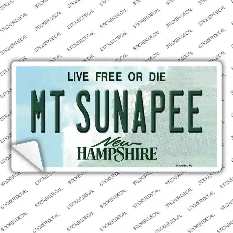 Mount Sunapee New Hampshire Novelty Sticker Decal