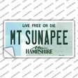 Mount Sunapee New Hampshire Novelty Sticker Decal
