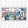 Bourbon St License Plate Art Novelty Sticker Decal