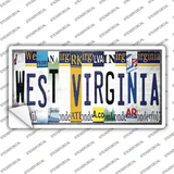 West Virginia License Plate Art Novelty Sticker Decal